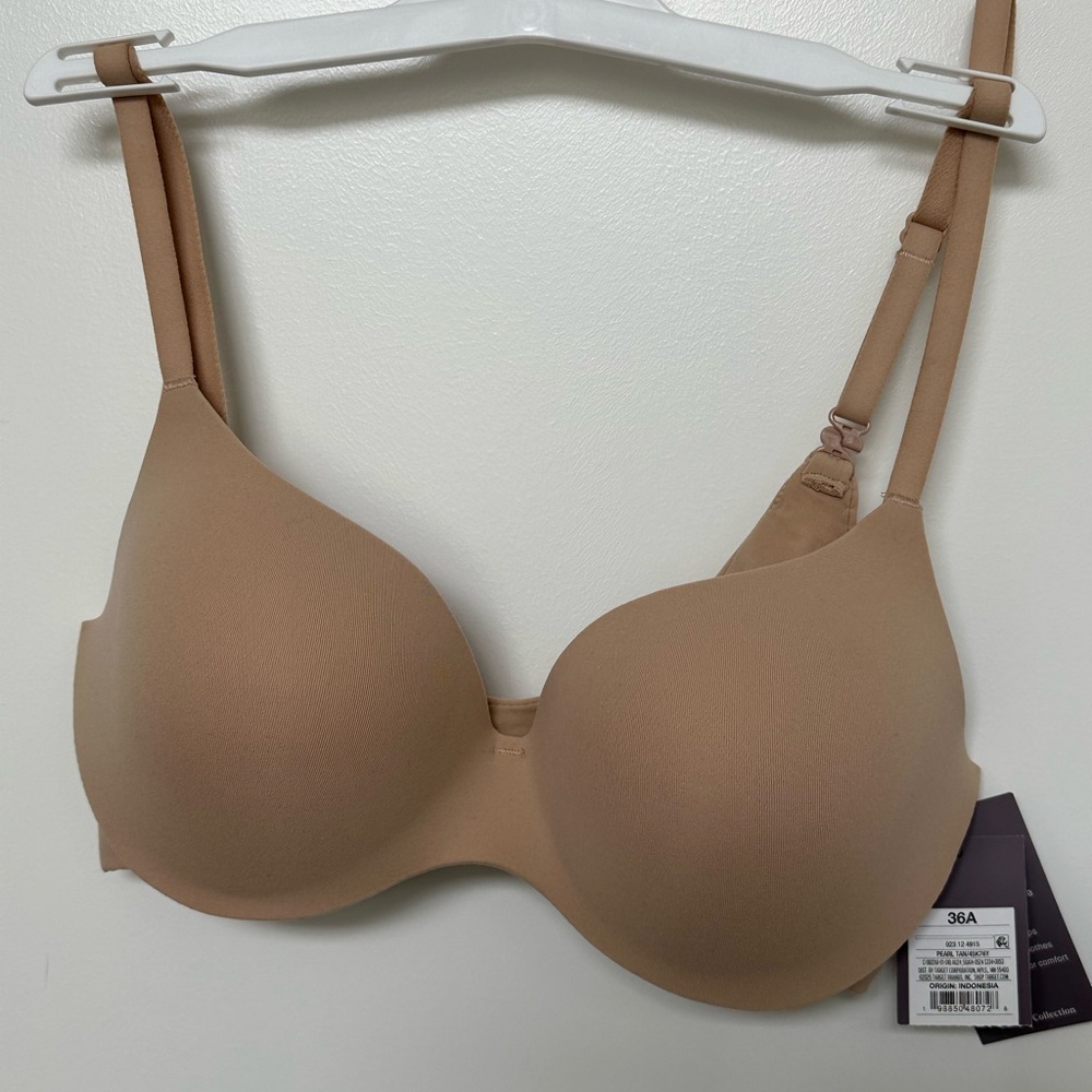 Auden Luxury Collection Demi Coverage Bra Lightly Lined NWT